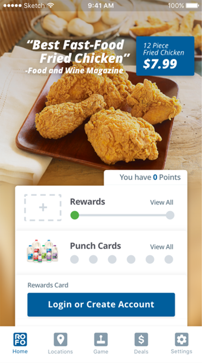 Home screen final design