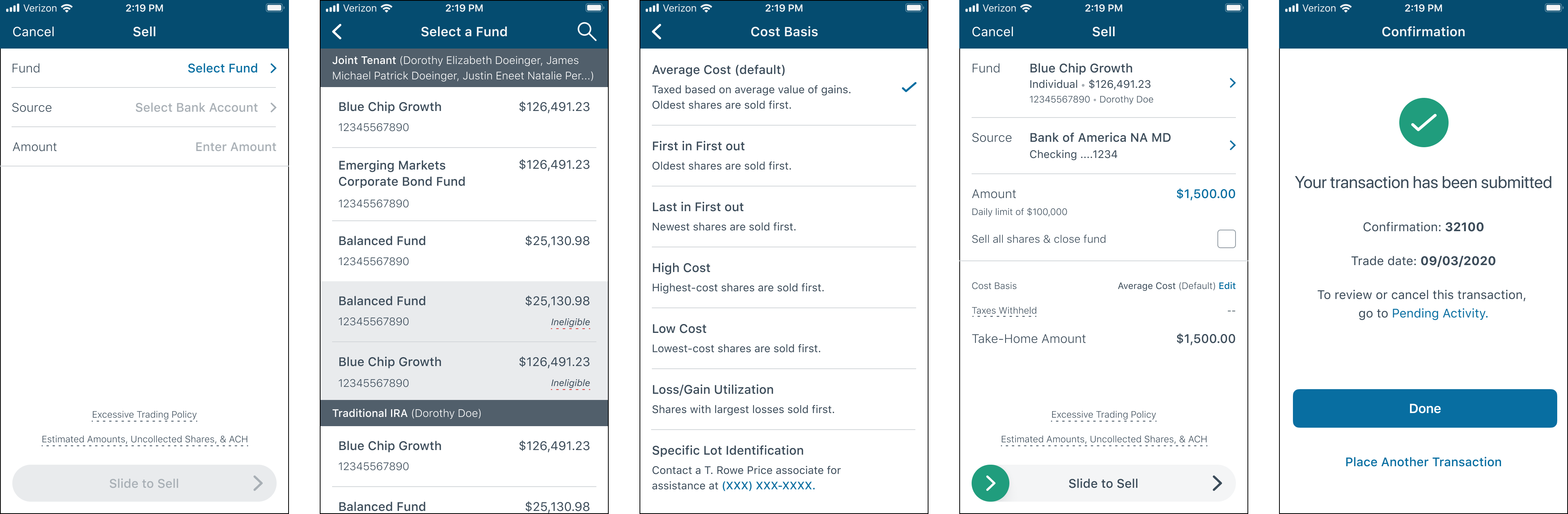 New transaction flow