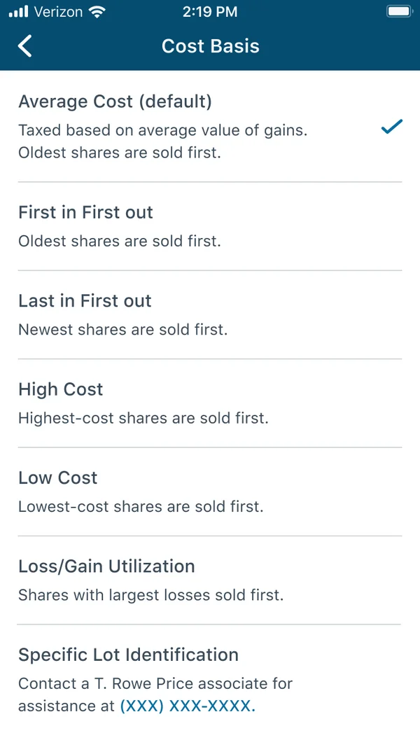 New sell flow, step 3